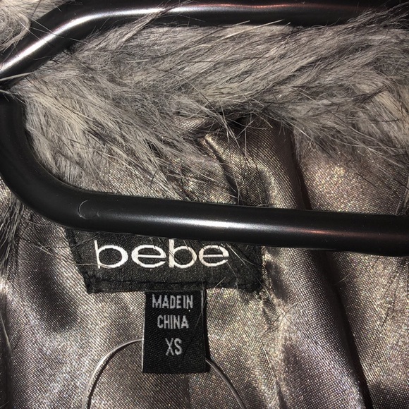 Bebe Fur Coat - Picture 2 of 2